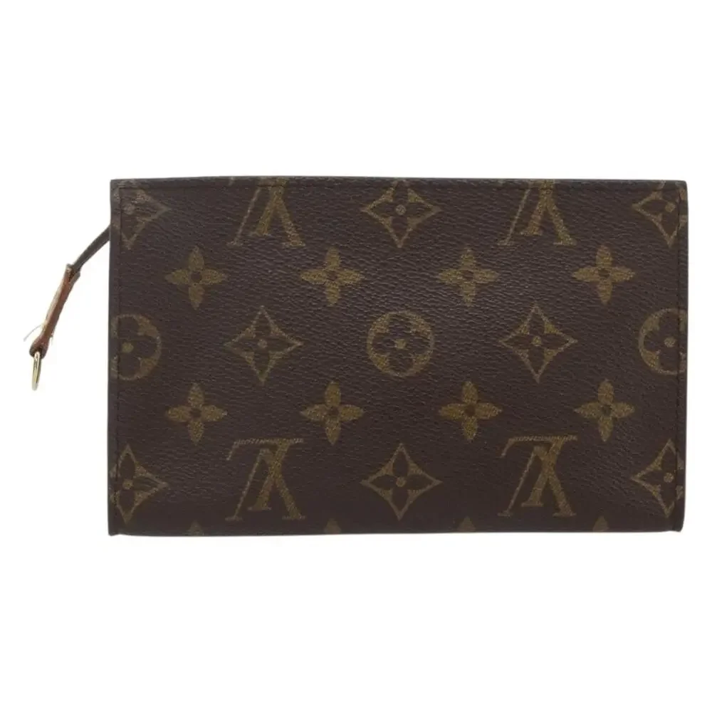 Louis Vuitton Monogram Bucket PM Accessory Pouch Brown